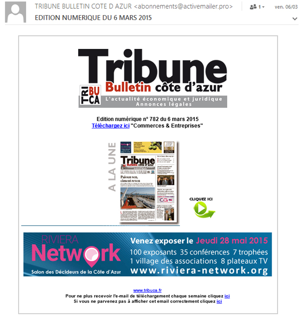 Tribune Bulletin Côte d'Azur